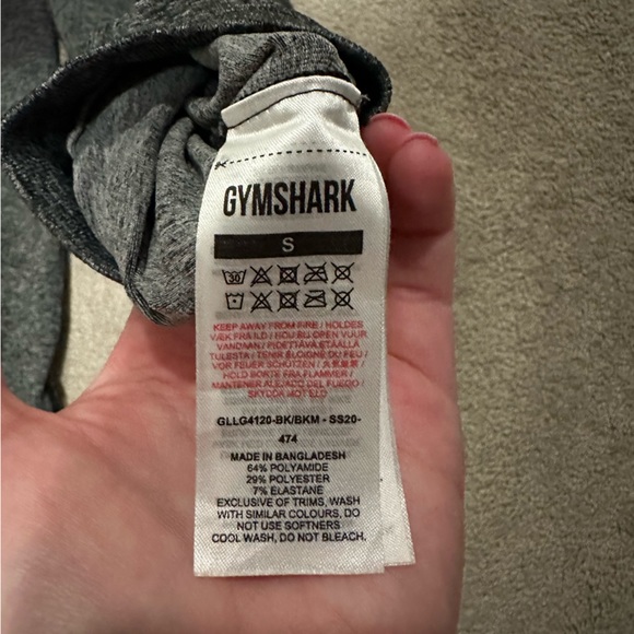 Gymshark adapt seamless leggings black grey ombre small - Picture 7 of 7